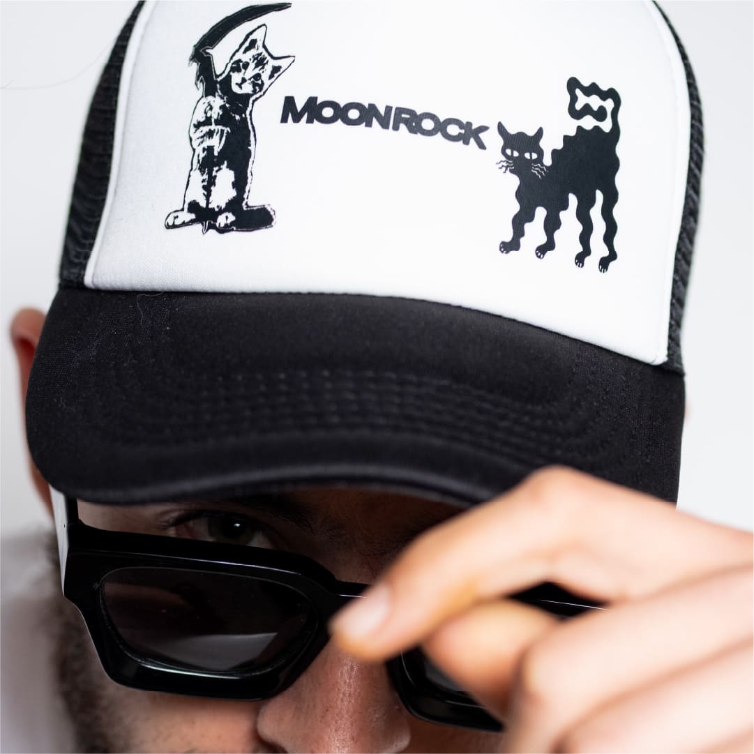 Jockey Moonrock Blanco y Negro