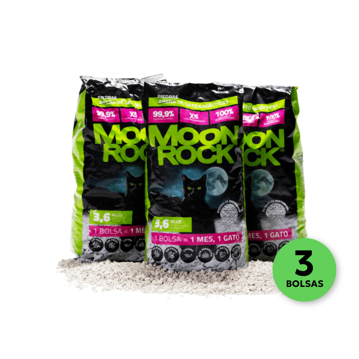 Pack 3 Bolsas 3,6Kg