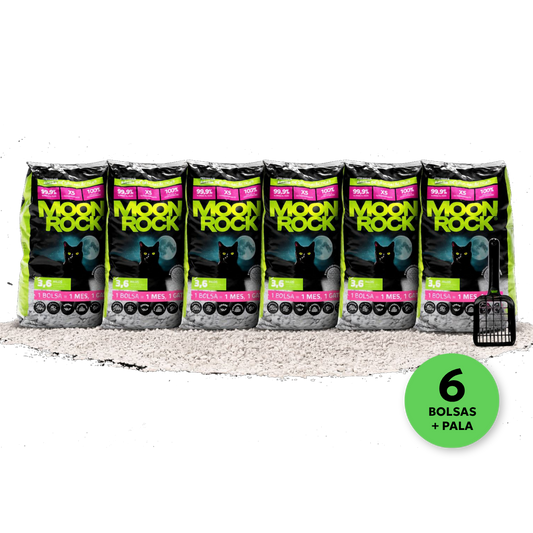 Pack 6 Bolsas de 3,6Kg (Con Pala)